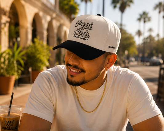 Papi Club Black/Cream Snapback