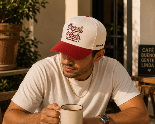 Papi Club Red/Cream Snapback