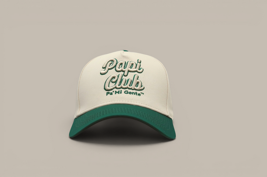 Papi Club Green/Cream Snapback