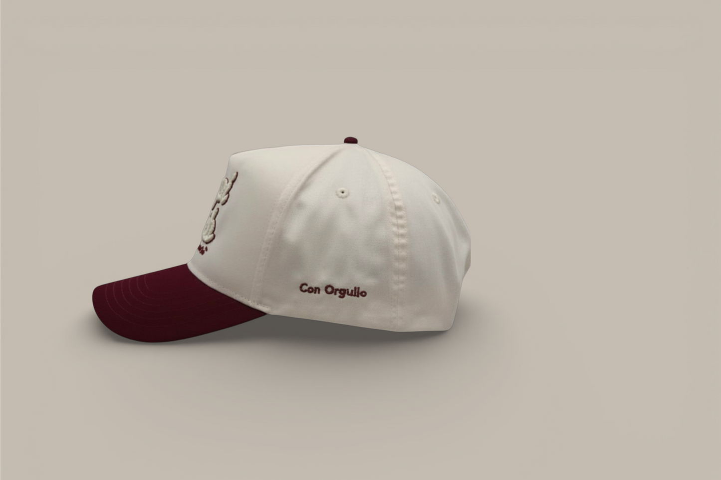 Papi Club Burgundy/Cream Snapback