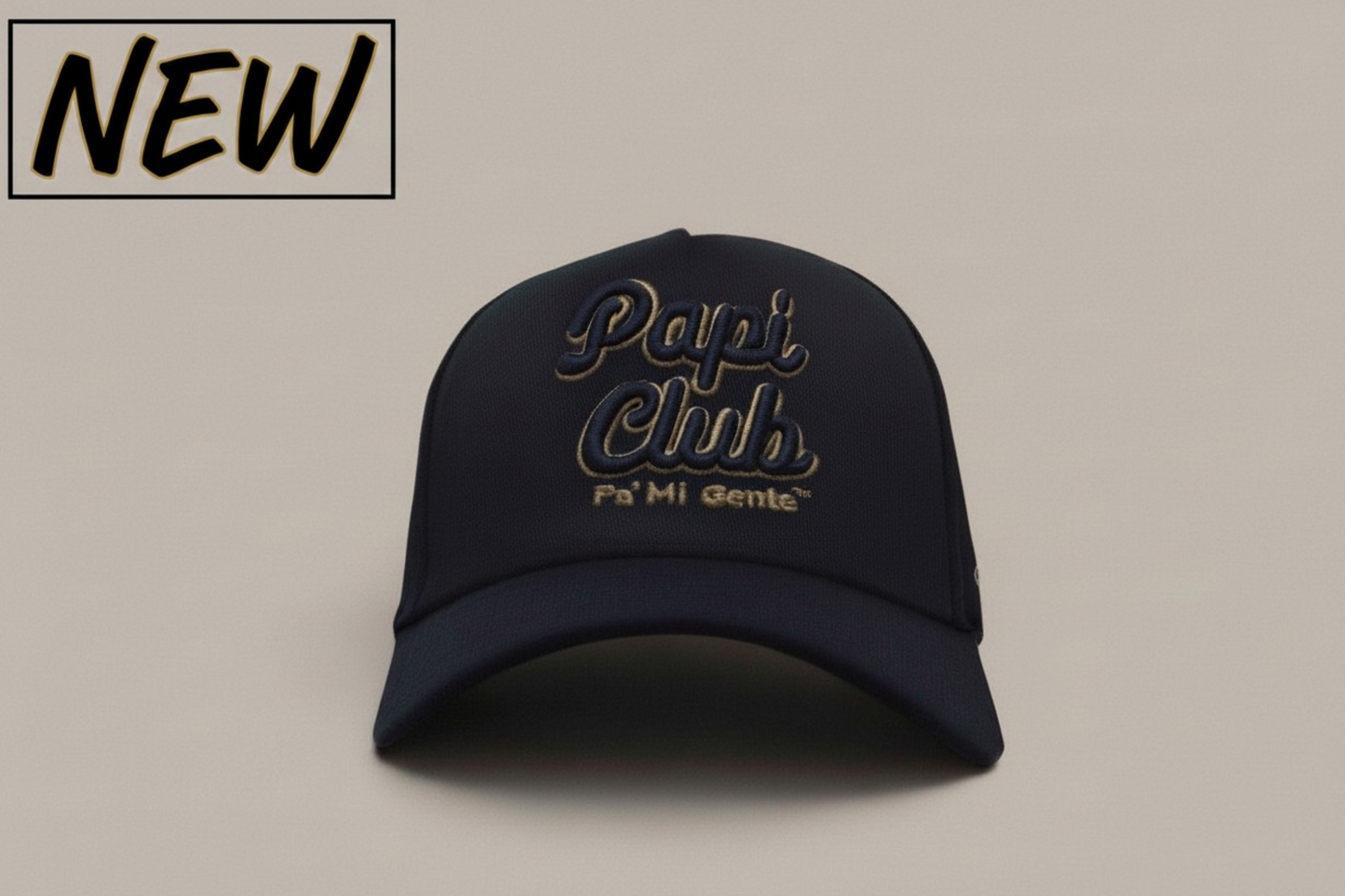 Papi Club Black/Gold Snapback
