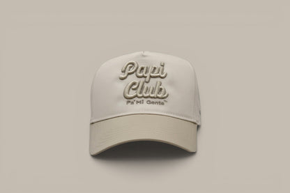 Papi Club Light Tan/Cream Snapback
