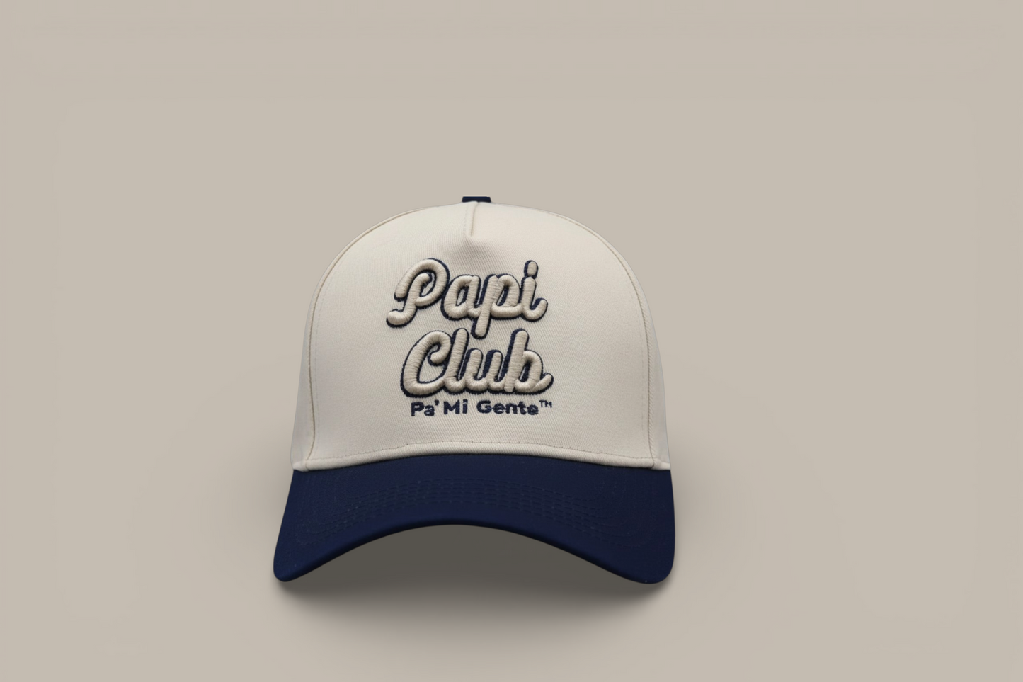 Papi Club Navy Blue/Cream Snapback
