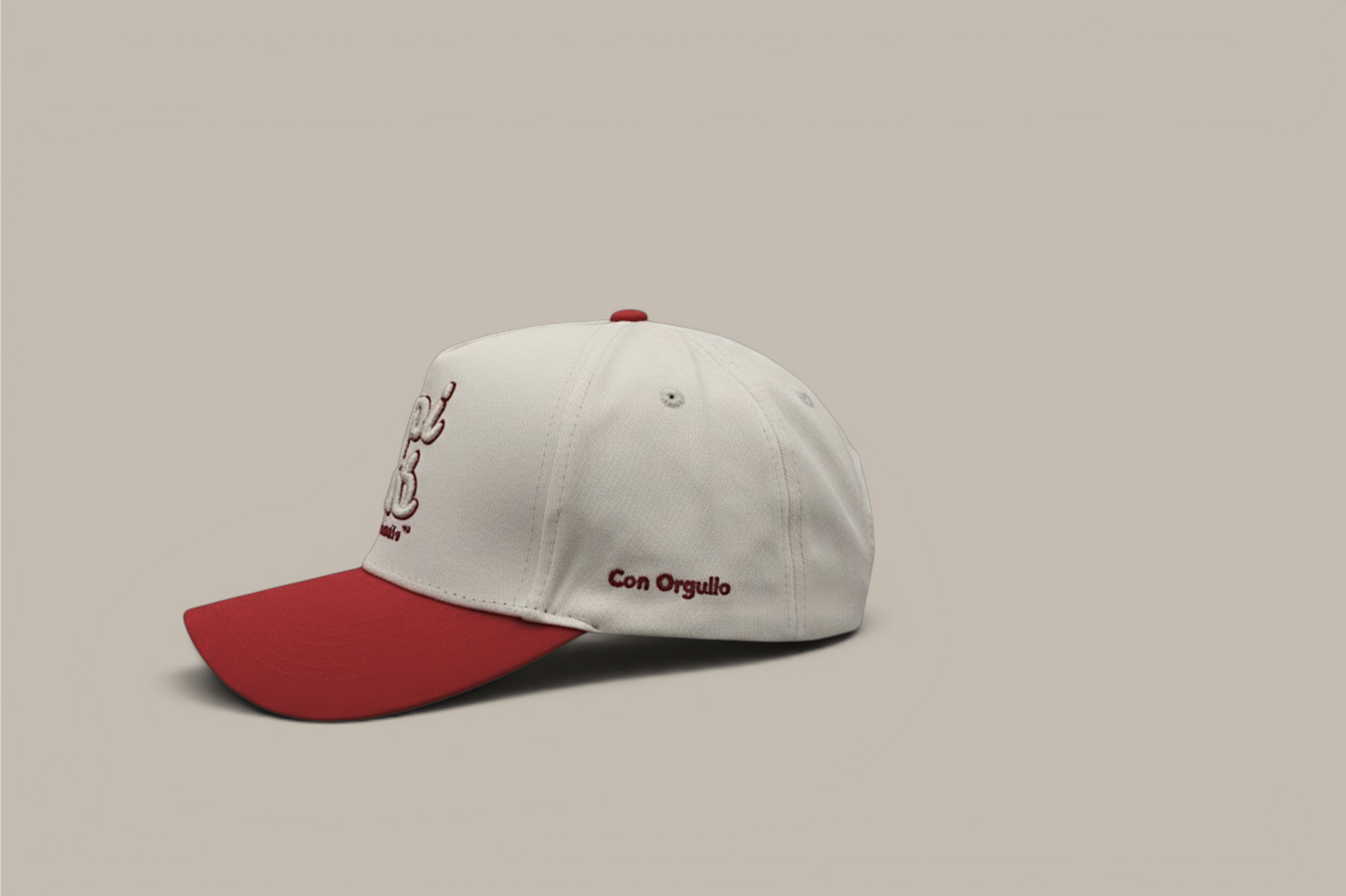 Papi Club Red/Cream Snapback