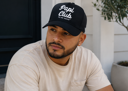 Papi Club Black/White Snapback