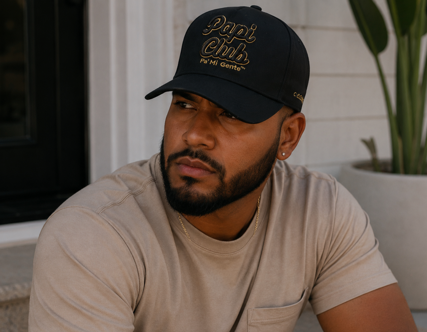 Papi Club Black/Gold Snapback