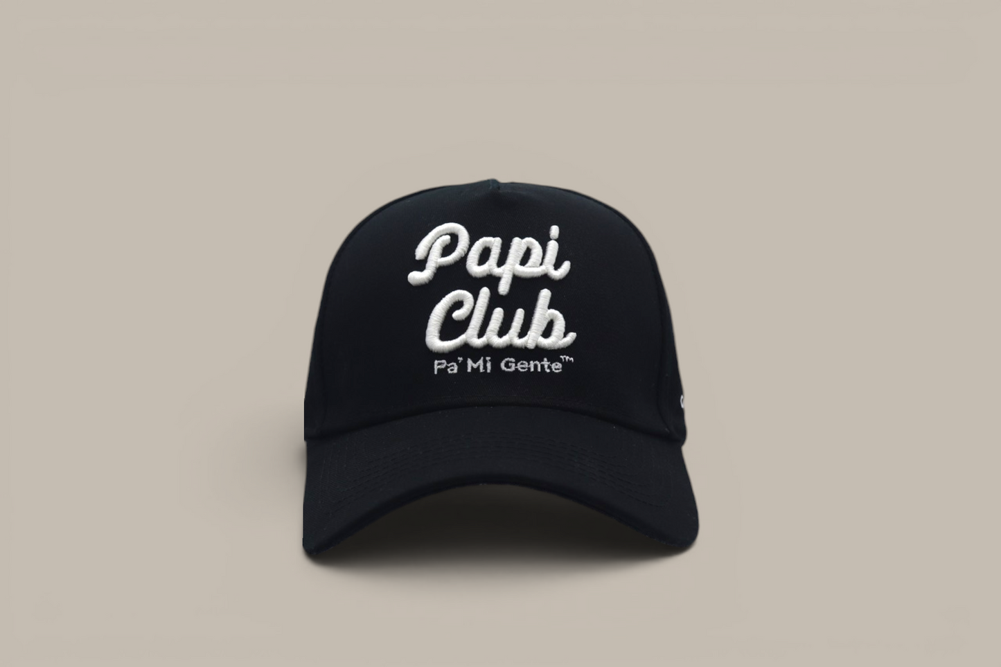 Papi Club Black/White Snapback