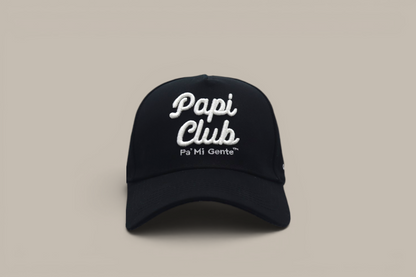 Papi Club Black/White Snapback