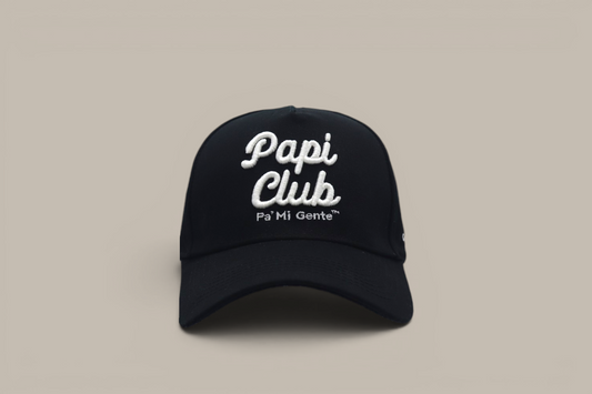 Papi Club Black/White Snapback
